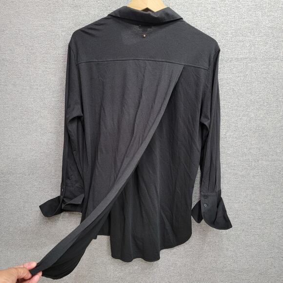 CUYANA MENSTYLE BUTTON DOWN SHIRT WITH FRONT POCKET, SIZE M - Picture 2 of 5